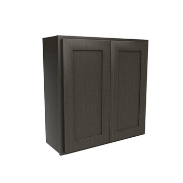 Luxor Smoky Grey - Double Door Wall Cabinet | 30
