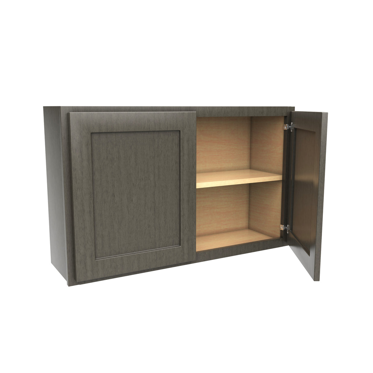 Luxor Smoky Grey - Double Door Wall Cabinet | 39"W x 24"H x 12"D