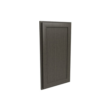 RTA Luxor Smoky Grey - Single Door Wall End Cabinet | 12