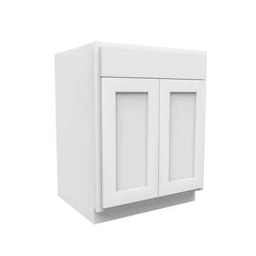 Luxor White - Double Door Base Cabinet | 27