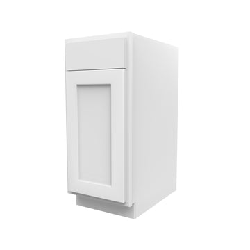 Luxor White - Single Door Base Cabinet | 15