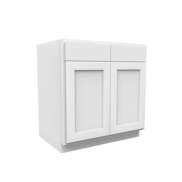 Luxor White - Double Door Base Cabinet | 33