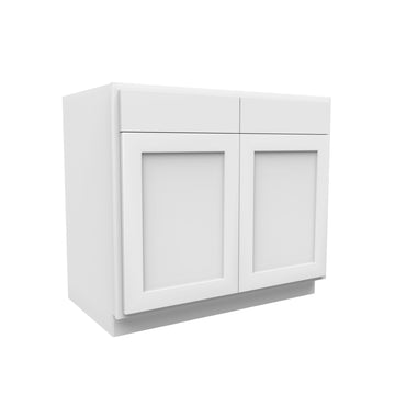 Luxor White - Double Door Base Cabinet | 39
