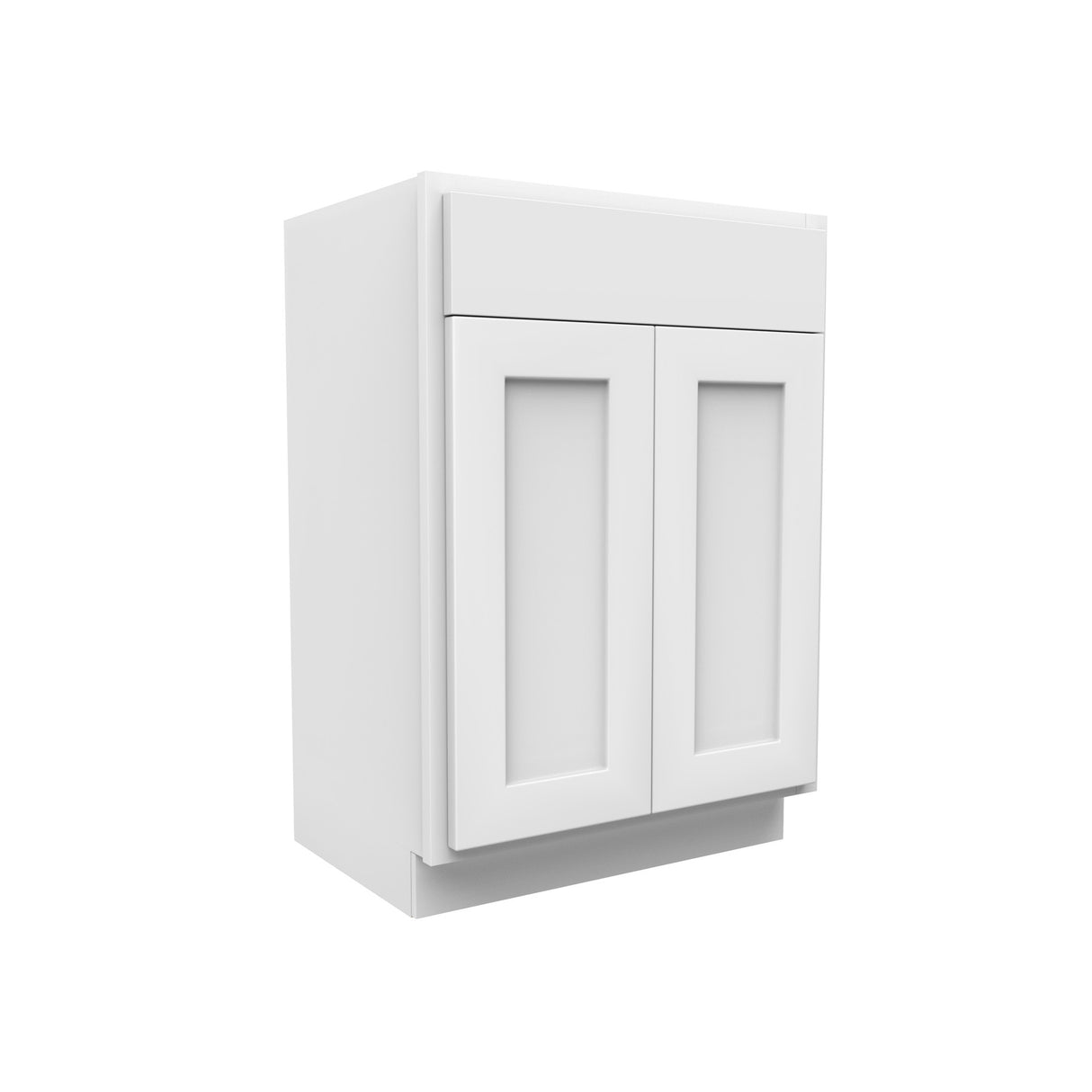 Luxor White - 24"W x 34.5"H x 18"D | Vanity Base Cabinet