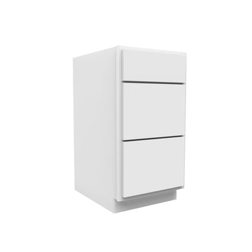 Luxor White - 3 Drawer Base Cabinet | 18