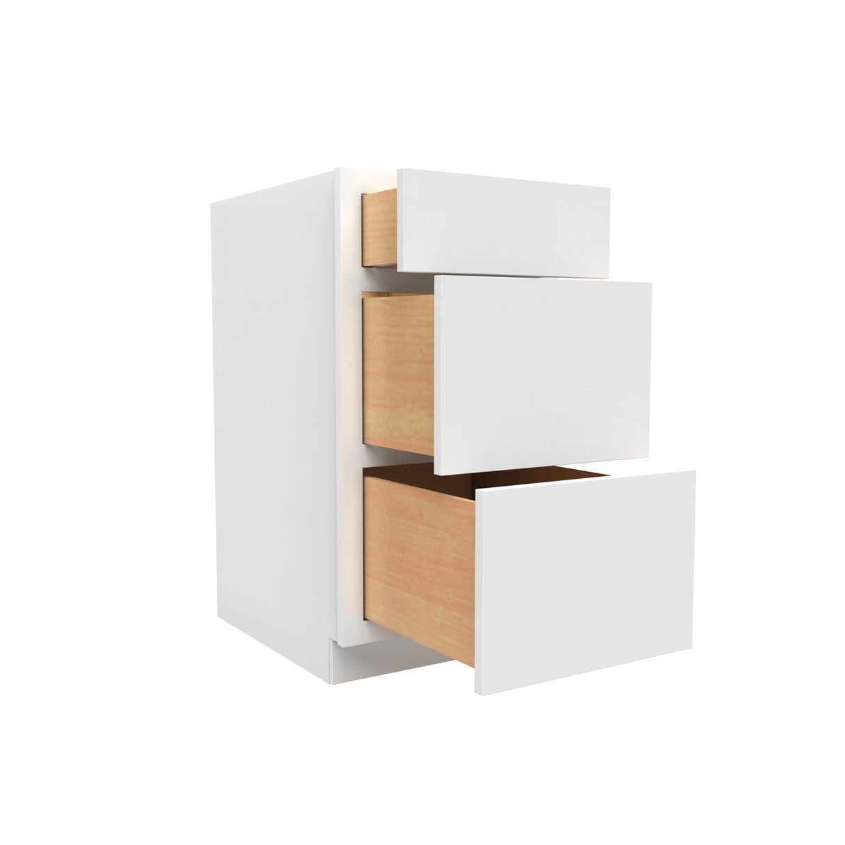 Luxor White - Vanity Drawer Base Cabinet Handicap | 18"W x 32.5"H x 21"D