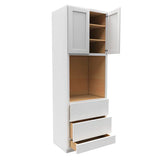 Luxor White - Single Oven Cabinet | 30"W x 96"H x 24"D