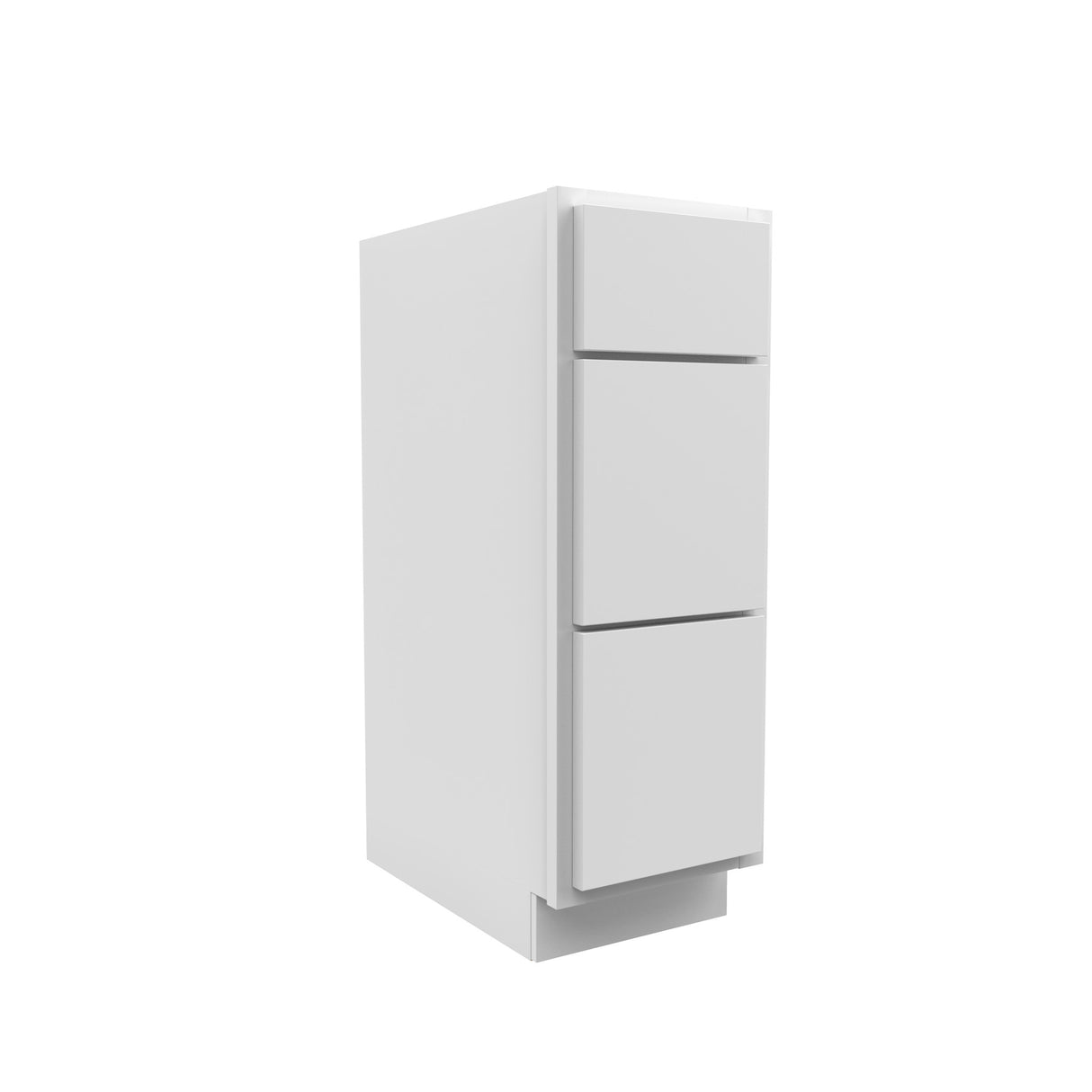 Luxor White - Vanity Drawer Base Cabinet | 12"W x 34.5"H x 21"D