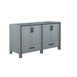 Ziva 60 In. Dark Grey Freestanding Bathroom Vanity Cabinet Without Top