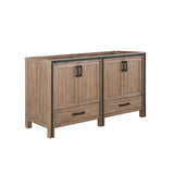 Ziva 60" Rustic Barnwood Vanity Cabinet Only