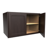 Luxor Espresso - 24" Deep Wall Cabinet | 39"W x 24"H x 24"D