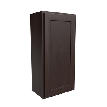Luxor Espresso - Single Door Wall Cabinet | 18