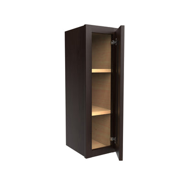 Luxor Espresso - Single Door Wall Cabinet | 9"W x 30"H x 12"D