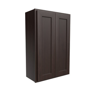 Luxor Espresso - Double Door Wall Cabinet | 24