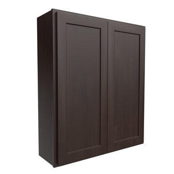 Luxor Espresso - Double Door Wall Cabinet | 36