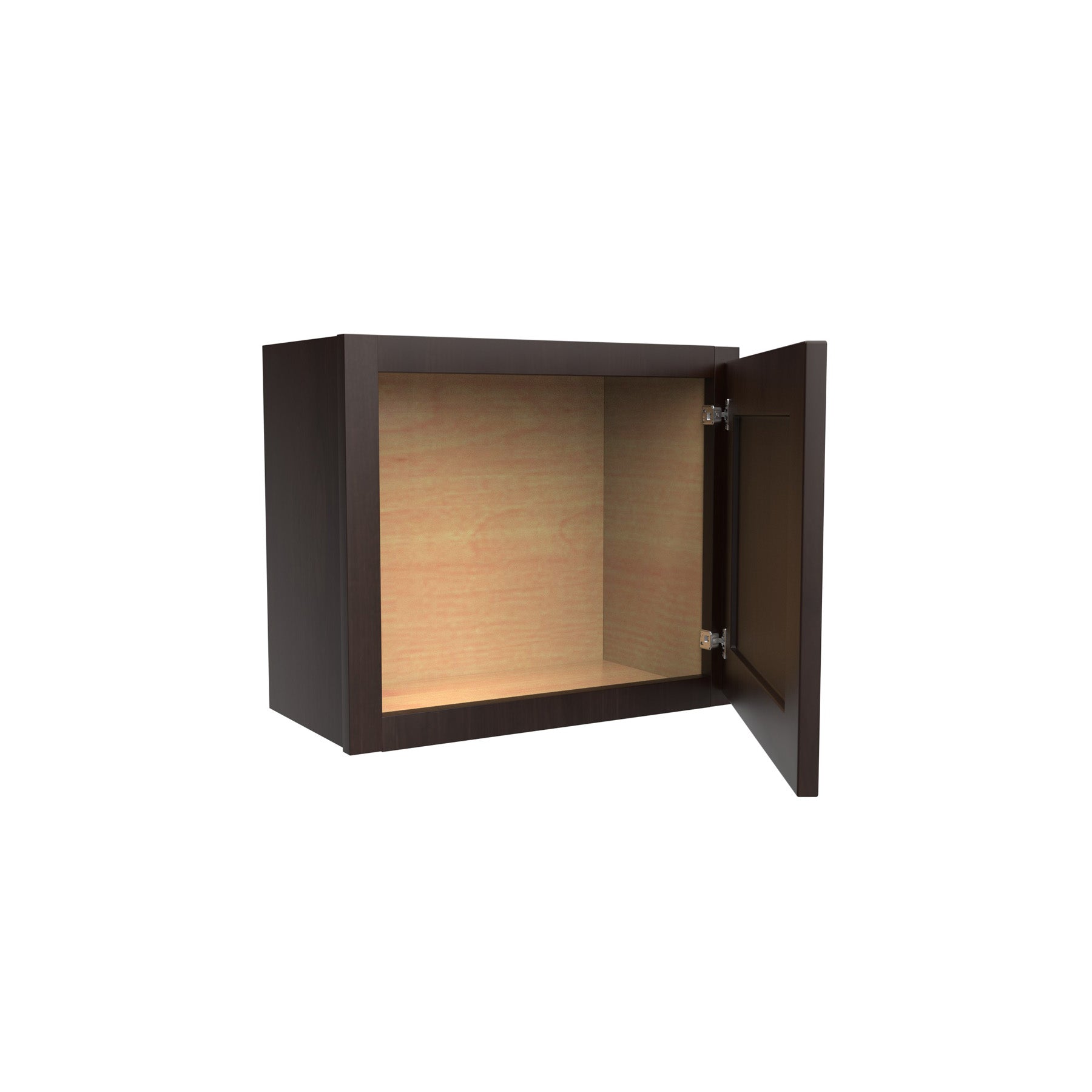 Luxor Espresso - Single Door Wall Cabinet | 21"W x 18"H x 12"D