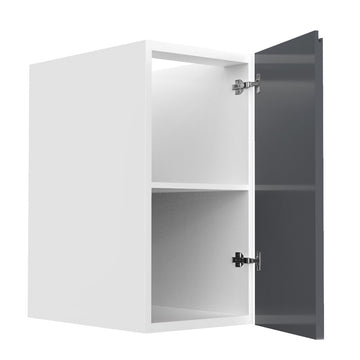 RTA - Lacquer Grey - Floating Vanity Base Cabinet | 15