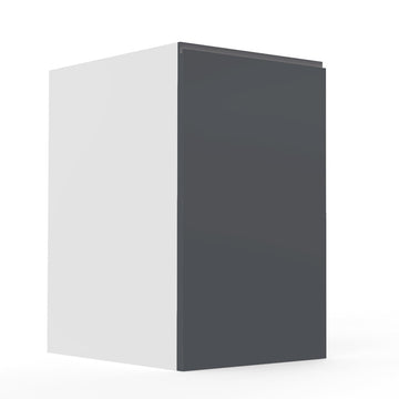 RTA - Lacquer Grey - Vanity Base Full Single Door Cabinet | 15