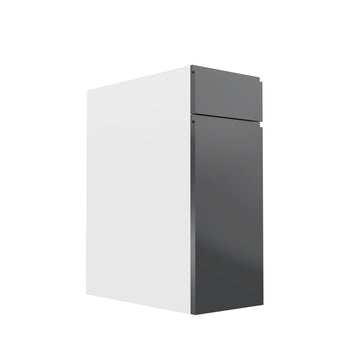 RTA - Lacquer Grey - Single Door Base Cabinets | 12