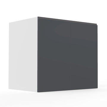 RTA - Lacquer Grey - Vanity Base Full Double Door Cabinet | 36