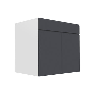 RTA - Lacquer Grey - Double Door Base Cabinets | 33