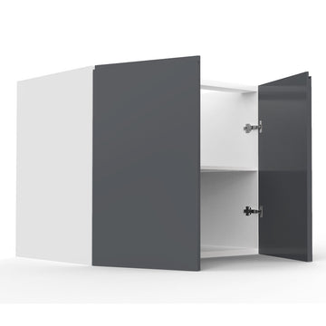 RTA - Lacquer Grey - Floating Vanity Base Cabinet | 30