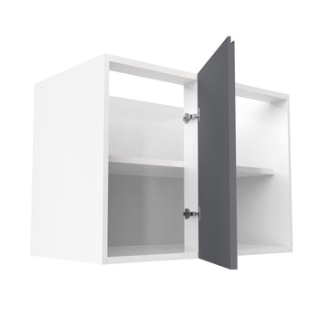 RTA - Lacquer Grey - Blind Base Cabinets | 42"W x 30"H x 23.8"D