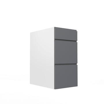 RTA - Lacquer Grey - Three Drawer Base Cabinets | 15