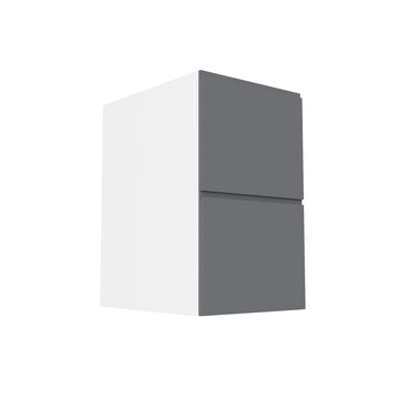 RTA - Lacquer Grey - Two Drawer Base Cabinets | 18