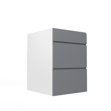 RTA - Lacquer Grey - Three Drawer Base Cabinets | 21