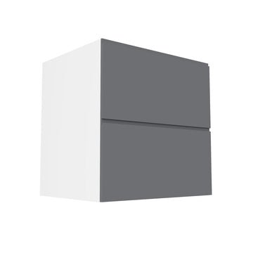 RTA - Lacquer Grey - Two Drawer Base Cabinets | 30