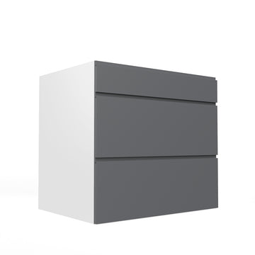 RTA - Lacquer Grey - Three Drawer Base Cabinets | 33