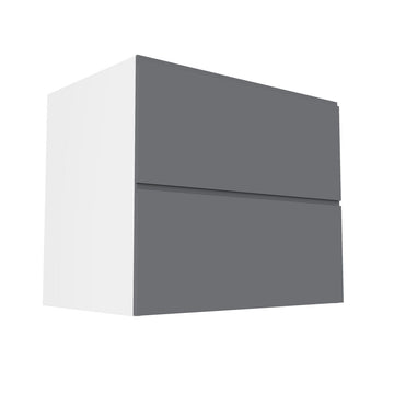 RTA - Lacquer Grey - Two Drawer Base Cabinets | 36