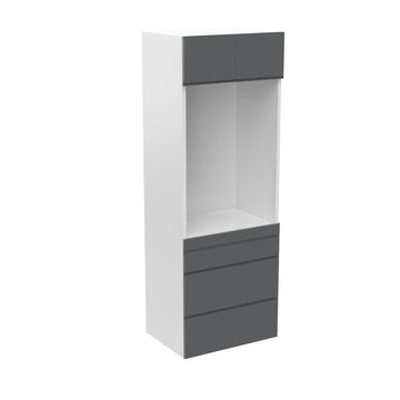 RTA - Lacquer Grey - Single Oven Tall Cabinets | 30