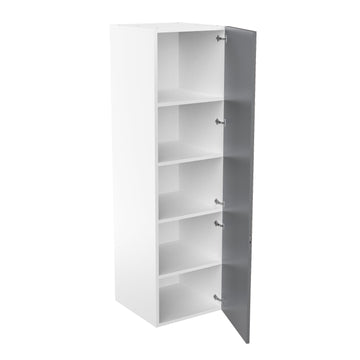 RTA - Lacquer Grey - Single Door Tall Cabinets | 24"W x 84"H x 23.8"D