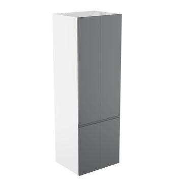 RTA - Lacquer Grey - Double Door Tall Cabinets | 30