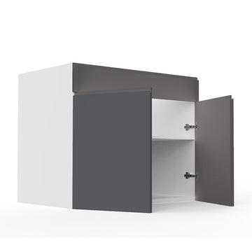 RTA - Lacquer Grey - Sink Base Cabinets | 36