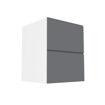 RTA - Lacquer Grey - Two Drawer Vanity Cabinets | 24