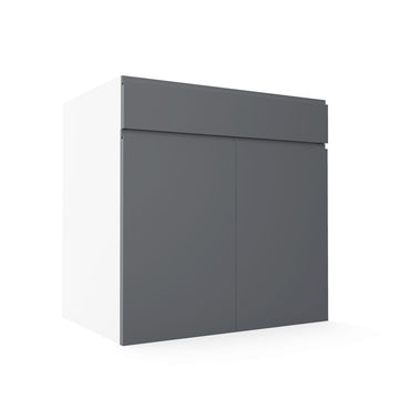 RTA - Lacquer Grey - Sink Vanity Cabinets | 30