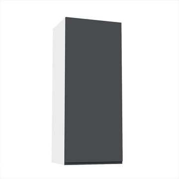 RTA - Lacquer Grey - Single Door Wall Cabinets | 15