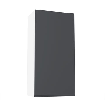 RTA - Lacquer Grey - Single Door Wall Cabinets | 18