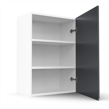 RTA - Lacquer Grey - Single Door Wall Cabinets | 24