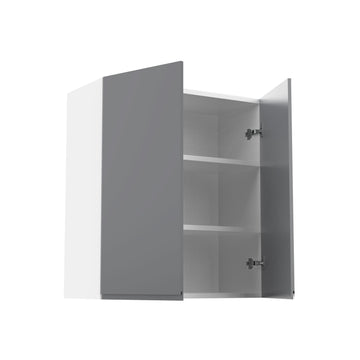 RTA - Lacquer Grey - Double Door Wall Cabinets | 27