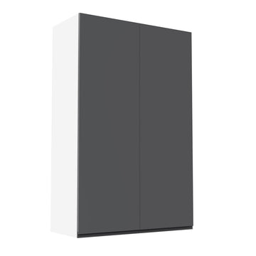 RTA - Lacquer Grey - Double Door Wall Cabinets | 27