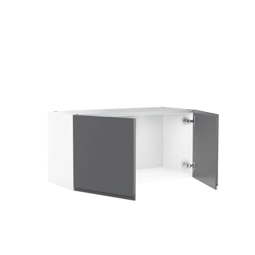 RTA - Lacquer Grey - Double Door Wall Cabinets | 33