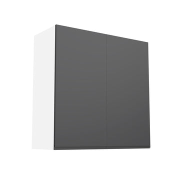 RTA - Lacquer Grey - Double Door Wall Cabinets | 30