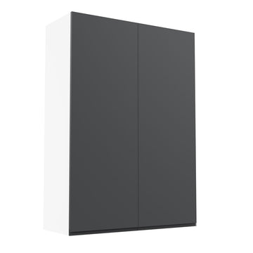 RTA - Lacquer Grey - Double Door Wall Cabinets | 30