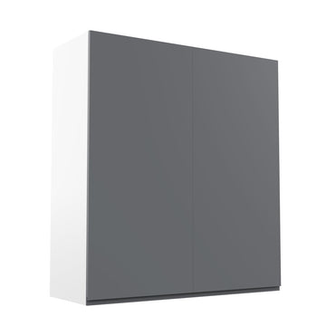 RTA - Lacquer Grey - Double Door Wall Cabinets | 33