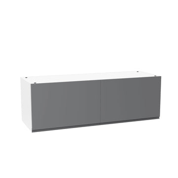 RTA - Lacquer Grey - Double Door Wall Cabinets | 36