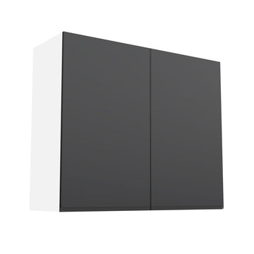 RTA - Lacquer Grey - Double Door Wall Cabinets | 36